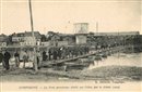 Compigne - Le Pont provisoire tabli sur l\'Oise par le Gnie (1914)