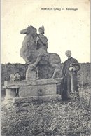 Hermes - Statue de Ratumagus avec l\'Abb Hamard son Inventeur