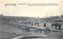 Compigne - Pont de Bateaux construit par le Gnie Franais - Guerre 14-18