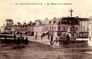 Fauville-en-Caux - La Place et la Fontaine - 76 - Seine-Maritime