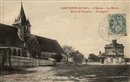 Dampierre - L'�glise - La Mairie-�cole de Gar�ons - Presbyt�re - 76 - Seine-Maritime