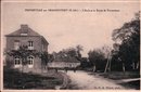 Preuseville - L'�cole et la Route de Foucarmont - 76 - Seine-Maritime