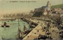 Le Trport - Perspective du Quai et du Port - Seine-Maritime ( 76) - Normandie