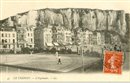 Le Tréport - L'esplanade et terrain de tennis - Seine-Maritime ( 76) - Normandie