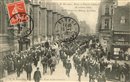 ELBEUF - OBSÈQUES DE M. MOUCHEL MAIRE ET DEPUTÉ D'ELBEUF- LE CORTÈGE RUE HENRY LE CHAR - Seine-Marit