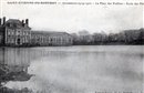 Saint-tienne-du-Rouvray - Inondations 1910-1911 - La place des Vaillons - cole des Filles - Seine-
