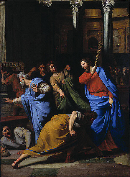 Le Christ chassant les changeurs du Temple