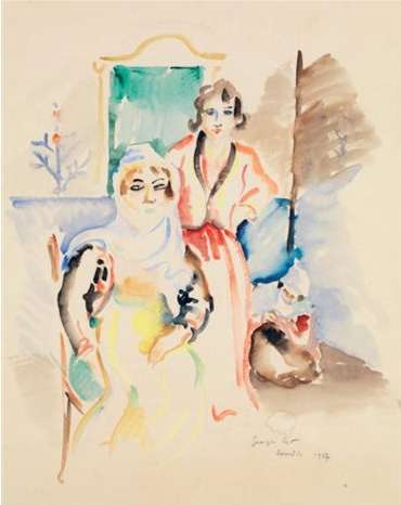 Femme druze et son amie