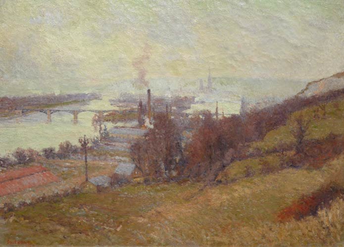 Rouen, vue de la Côte Ste-Catherine