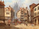 Combat de rues  Rouen 1859