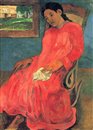 gauguin-femme-robe-rouge-1891