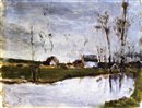 gauguin-maison-bord-eau-1874