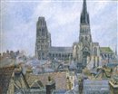 Les Toits du Vieux Rouen, cathdrale Notre-Dame