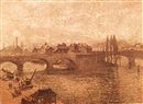 Le pont Corneille  Rouen, effet du matin