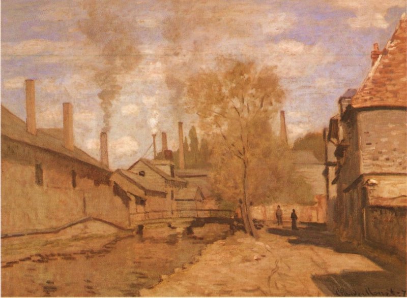 Le ruisseau de Robec, à Rouen