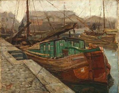 Scène portuaire