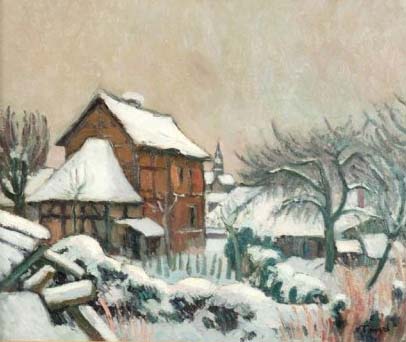 Blainville-Crevon, Ferme sous la Neige